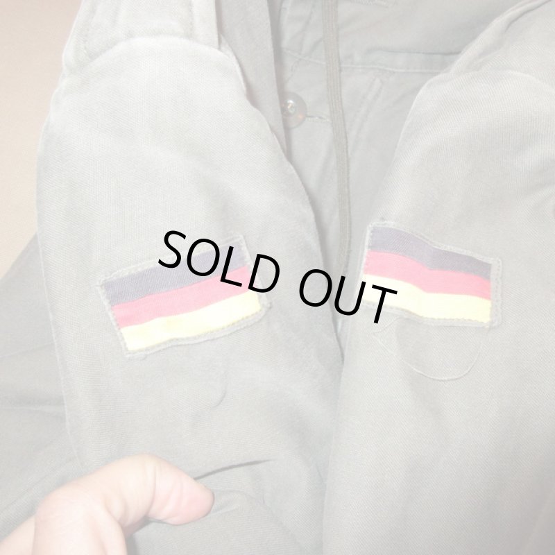 画像5: USED 80's ドイツ軍 ミリタリー フィールドジャケット パーカ ライナー付き OLV  / 211025 (5)