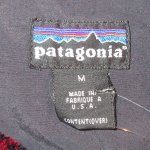 画像3: USED 90's patagonia パタゴニア ULTRA PLUSH OVER SHIRTS ウルトラプラッシュ 総柄 フリースジャケット アメリカ製 RED×BLK / 211101 (3)