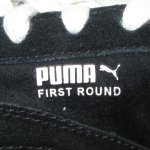 画像4: USED 00's PUMA プーマ FIRST ROUND スニーカー BLK×WHT / 211110 (4)