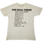 画像3: USED 90's FAITH NO MORE フェイスノーモア THE REAL THING TOUR ジャケット Tシャツ WHT / 211006 (3)