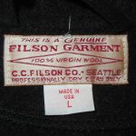 画像3: USED 00's FILSON フィルソン 襟付き ウール ハンティングベスト アメリカ製 BLK / 211124 (3)