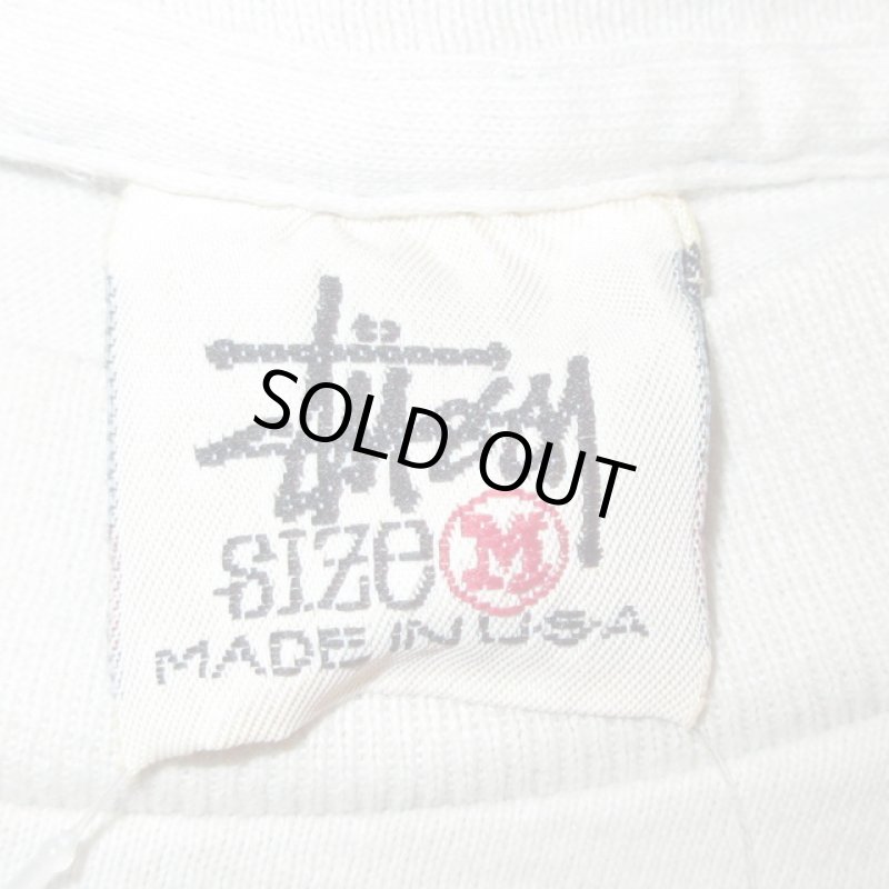 画像4: USED 90's STUSSY ステューシー アメリカ製 Tシャツ GRY / 211129 (4)