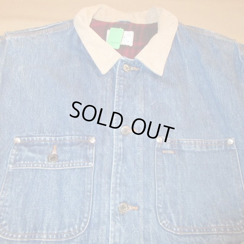 画像5: USED 80's RALPH LAUREN  ラルフローレン 白タグ ブランケットライナー デニムジャケット アメリカ製 NVY / 211202 (5)