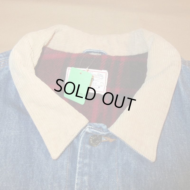 画像6: USED 80's RALPH LAUREN  ラルフローレン 白タグ ブランケットライナー デニムジャケット アメリカ製 NVY / 211202 (6)