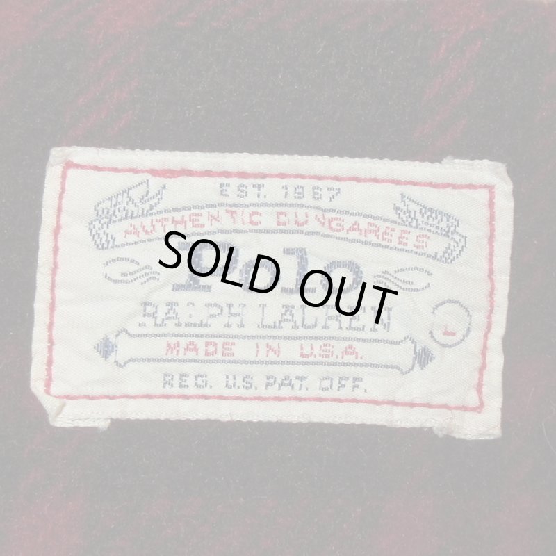 画像3: USED 80's RALPH LAUREN  ラルフローレン 白タグ ブランケットライナー デニムジャケット アメリカ製 NVY / 211202 (3)