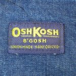 画像2: USED 70's OSHKOSH オシュコシュ デニムペインターパンツ ジーンズ TALON42ジップ BLUE / 211208 (2)