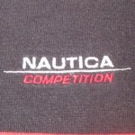 画像3: USED 90's NAUTICA ノーティカ ボーダー ラガーシャツ RED×BLK / 211214 (3)