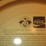 画像3: USED アンティーク 雑貨 Coca Cola コカコーラ 1976年 75周年 ティン缶 トレイ / 211215 (3)