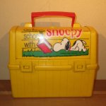 画像1: USED 70's SNOOPY スヌーピー THERMOS社製 ランチボックス / 211215 (1)