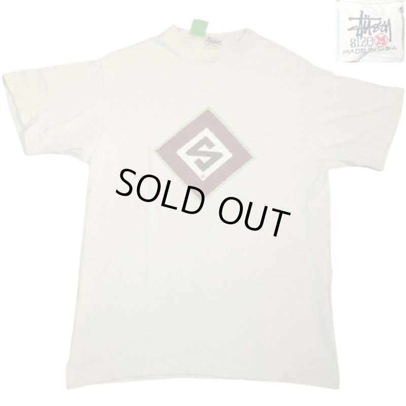 画像2: USED 90's STUSSY ステューシー アメリカ製 Tシャツ GRY / 211129 (2)