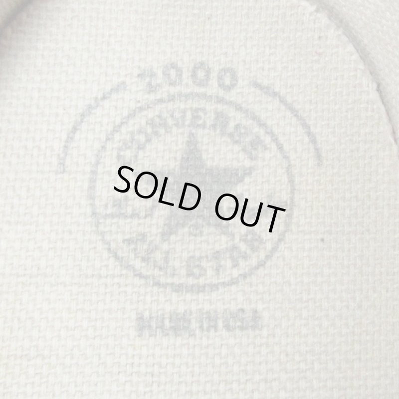 画像3: USED 00's CONVERSE コンバース ALLSTAR オールスター レザー 2000 スニーカー RED×BLK / 220117 (3)