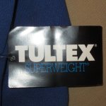 画像4: DEADSTOCK 90's TULTEX タルテックス SUPERWEIGHT 無地 スウェット 紙タグ付き BLUE a / 220208 (4)