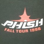 画像4: USED 90's PHISH フィッシュ FALL TOUR 1998 長袖 Tシャツ GRN / 220227 (4)