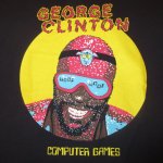 画像1: USED 00's GEORGE CLINTON ジョージクリントン COMPUTER GAMES P-FUNK Tシャツ BLK / 220227 (1)