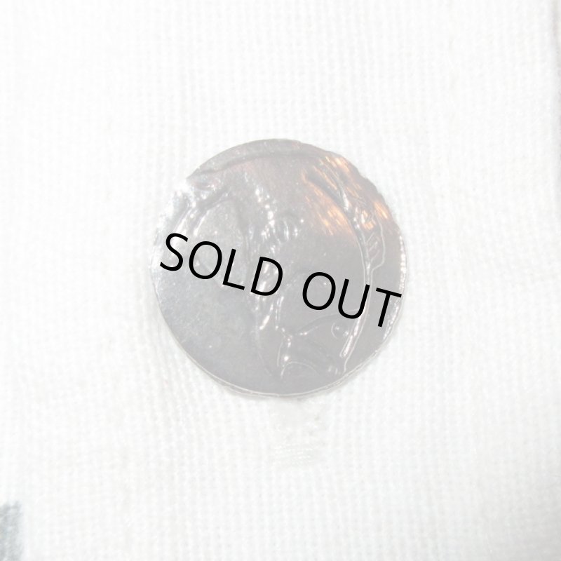 画像4: USED 90's RED HEAD レッドヘッド ハンティング カラフルボーダー 長袖シャツ WHT×MIX / 220228 (4)