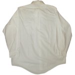 画像2: USED 90's BROOKS BROTHERS ブルックスブラザーズ アメリカ製 BDシャツ 長袖 無地 WHT / 220228 (2)