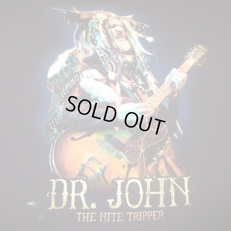 画像1: USED 00's DR.JOHN THE NITE TRIPPER ドクタージョン Tシャツ BLK / 220413 (1)