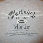 画像1: USED 00's MARTIN&CO マーチン ギターメーカー Tシャツ GRY / 220413 (1)