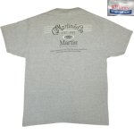 画像2: USED 00's MARTIN&CO マーチン ギターメーカー Tシャツ GRY / 220413 (2)