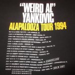 画像4: USED 90's WEIRD AL YANKOVIC ヤンコビック ALAPALOOZA TOUR 95 Tシャツ BLK / 220420 (4)