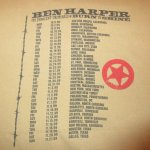 画像4: USED 90's BEN HARPER ベンハーパー BURN TO SHINE TOUR Tシャツ BEI / 220420 (4)