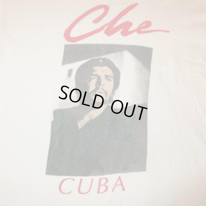 画像1: USED 90's CHE GUEVARA チェゲバラ シングルステッチ Tシャツ WHT / 220424 (1)