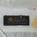 画像3: DEADSTOCK 70's TIAN CHANG 花柄 半袖 シルクシャツ WHT / 220516 (3)