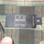 画像7: USED 00's IKE BEHAR アイクベーハー アメリカ製 レーヨンシャツ CHK / 220526 (7)