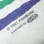 画像5: USED 00's FISHBONE フィッシュボーン TOUR2000 リンガー Tシャツ WHT×BLK / 220605 (5)