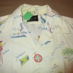 画像4: USED 60's Siboney ジャマイカ柄 made in JAMAICA オープンカラーアロハシャツ BRM / 220619 (4)