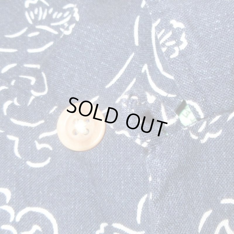 画像5: USED 00's POLO JEANS ポロジーンズ ラルフローレン オープンカラー 半袖 ループシャツ MIX / 220619 (5)