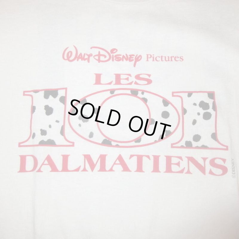 画像1: USED 90's LES 101 DALMATIANS 101匹ワンチャン ディズニー フォルクスワーゲン Tシャツ WHT / 220623 (1)