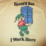 画像4: USED 80's Record Bar レコードショップ オリジナル Tシャツ BEI / 220719 (4)
