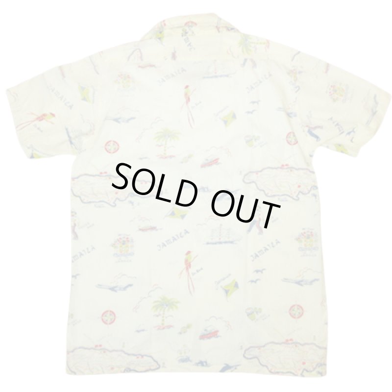 画像2: USED 60's Siboney ジャマイカ柄 made in JAMAICA オープンカラーアロハシャツ BRM / 220619 (2)
