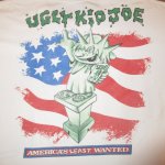 画像1: USED 90's UGLY KID JOE アグリーキッドジョー AMERICA'S LEAST WANTED Tシャツ WHT / 220628 (1)