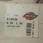 画像2: DEADSTOCK 80's Dickies ディッキーズ USA製 コットンキャンバス ペインターパンツ a219 NAT / 220713 (2)