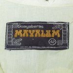 画像3: USED 70's MAYALUM オープンカラー メキシカン キューバシャツ YEL / 220714 (3)