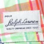 画像4: USED 00's RALPH LAUREN ラルフローレン 水陸両用 スイムショーツ CHK / 220809 (4)