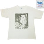 画像2: USED 90's JAMES BROWN ジェイムスブラウン FUNK Tシャツ WHT/ 220628 (2)
