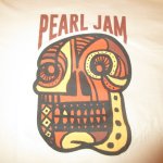 画像1: USED 00's PEARL JAM パールジャム ツアー Tシャツ BEI / 220901 (1)