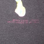 画像6: USED 80's LIVING COLOUR リヴィングカラー VIVID Tシャツ BLK / 220901 (6)