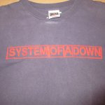 画像4: USED 90's SYSTEM OF A DOWN システムオブアダウン ヘヴィロック 初期 Tシャツ NVY / 221026 (4)