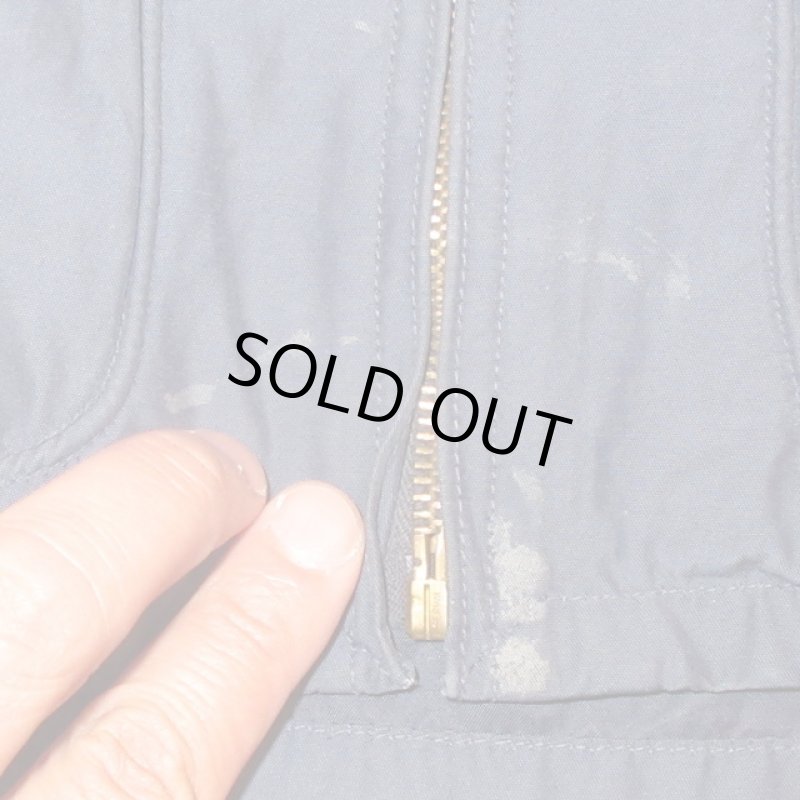 画像14: USED 50's McGREGOR マクレガー Drizzler ドリズラージャケット チェーンステッチ刺繡 SERVALジップ NVY / 221101 (14)