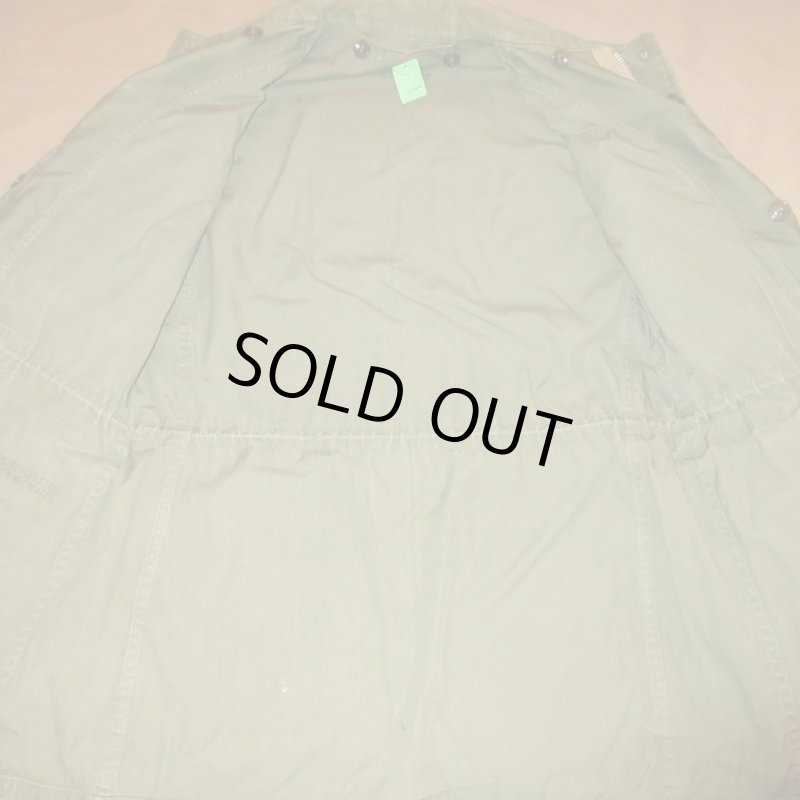 画像8: USED 50's US ARMY アメリカ軍 ミリタリー M-51 フィールドジャケット ジャンク OLV / 221116 (8)