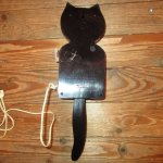 画像2: USED アンティーク 雑貨 50's KIT CAT KLOCK キットキャットクロック ウォールクロック 壁掛け時計 / 221121 (2)