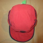 画像6: USED 90's Timberland ティンバーランド アウトドア made in USA ナイロン キャップ CAP 帽子 RED / 221130 (6)