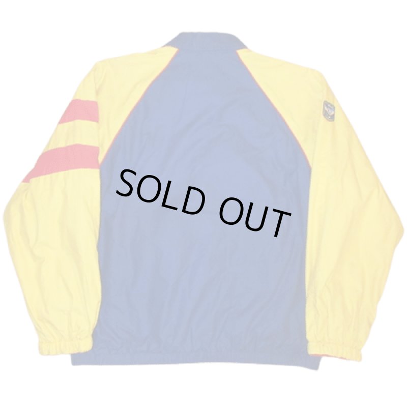 画像2: USED 90's RALPH LAUREN ラルフローレン コットンジャケット YEL×BLUE×RED / 221101 (2)