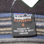 画像3: USED 90's 99年 patagonia パタゴニア CAPILENE キャプリーン フリースシャツ ボーダー / 221213 (3)