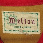 画像3: USED 60's melton メルトン ウール ハンティングジャケット RED / 221222 (3)
