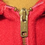 画像4: USED 60's melton メルトン ウール ハンティングジャケット RED / 221222 (4)